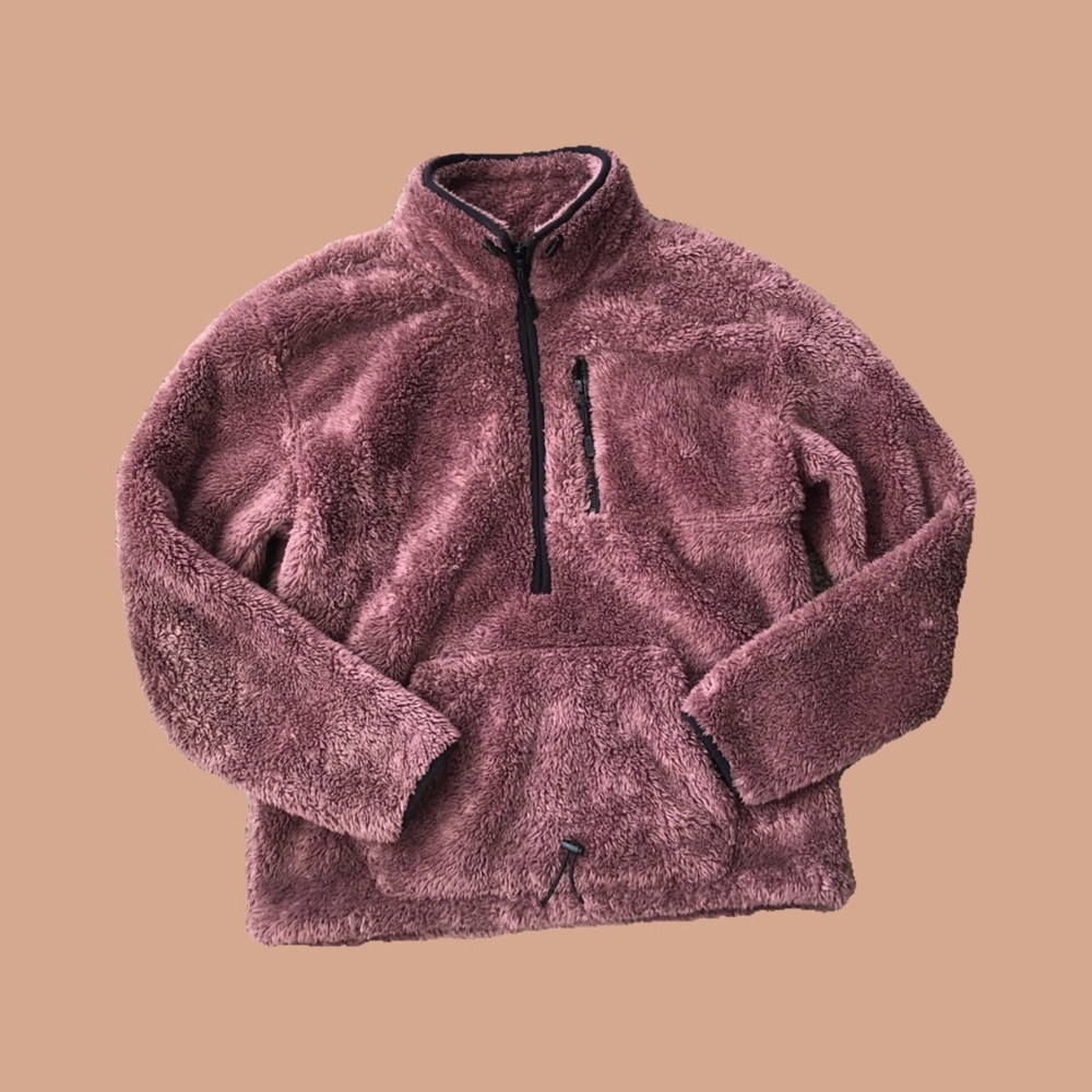 Women half zip sweater